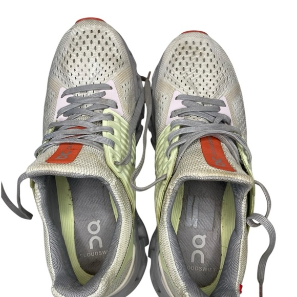 On Cloud Cloudswift Women's Running Shoes Sz 7 Ice / Oasis Cushion Performance - Picture 4 of 14